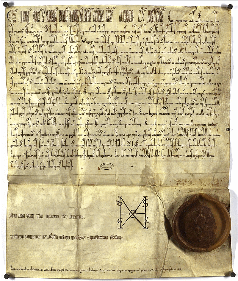 document of Lothar III.