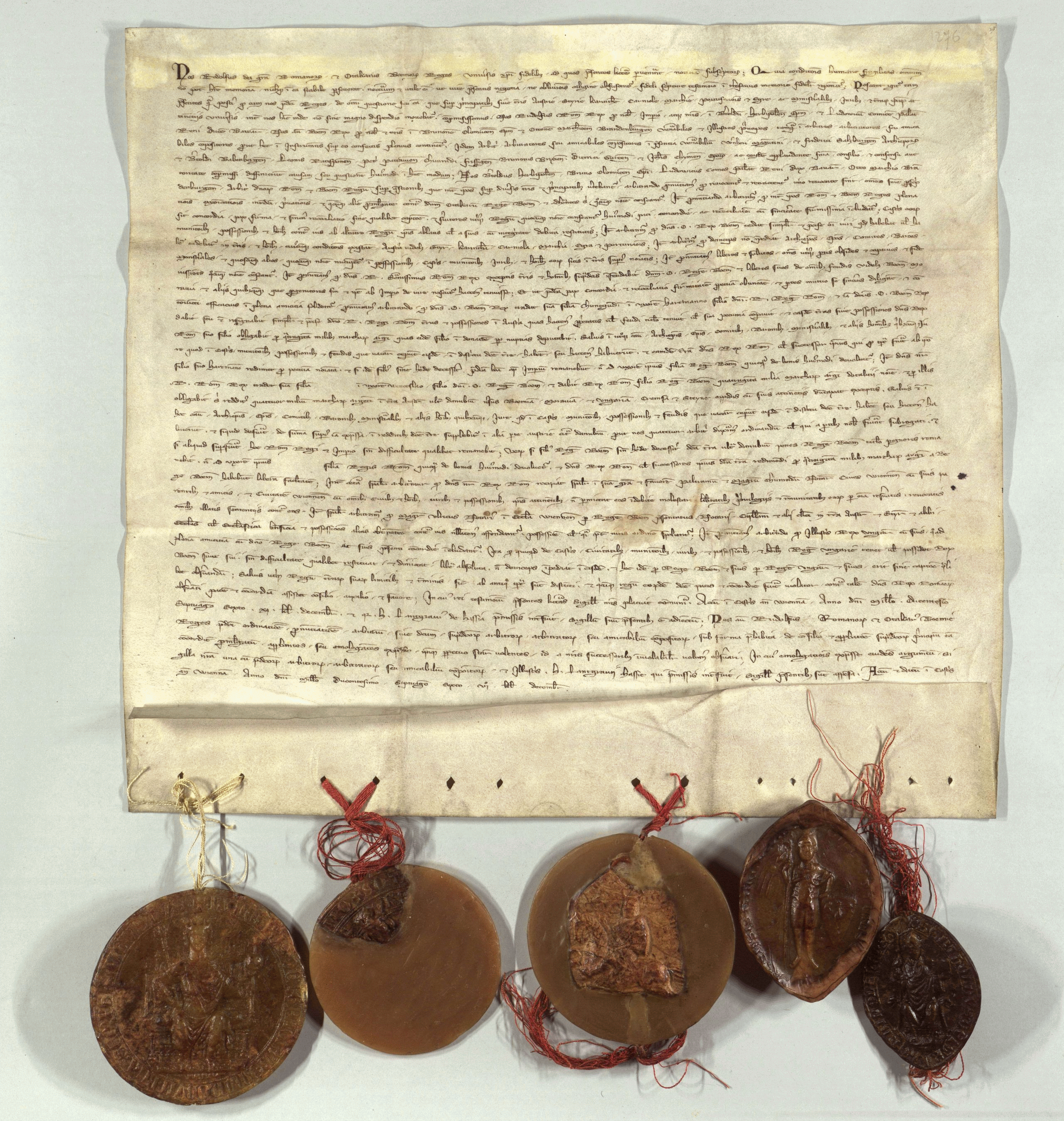 document of Rudolf of Habsburg.